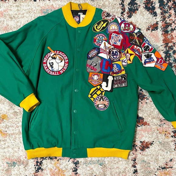 Vintage Other - Vintage Headgear Negro League Baseball Museum Wool Varsity Jacket 3XL NLBM
